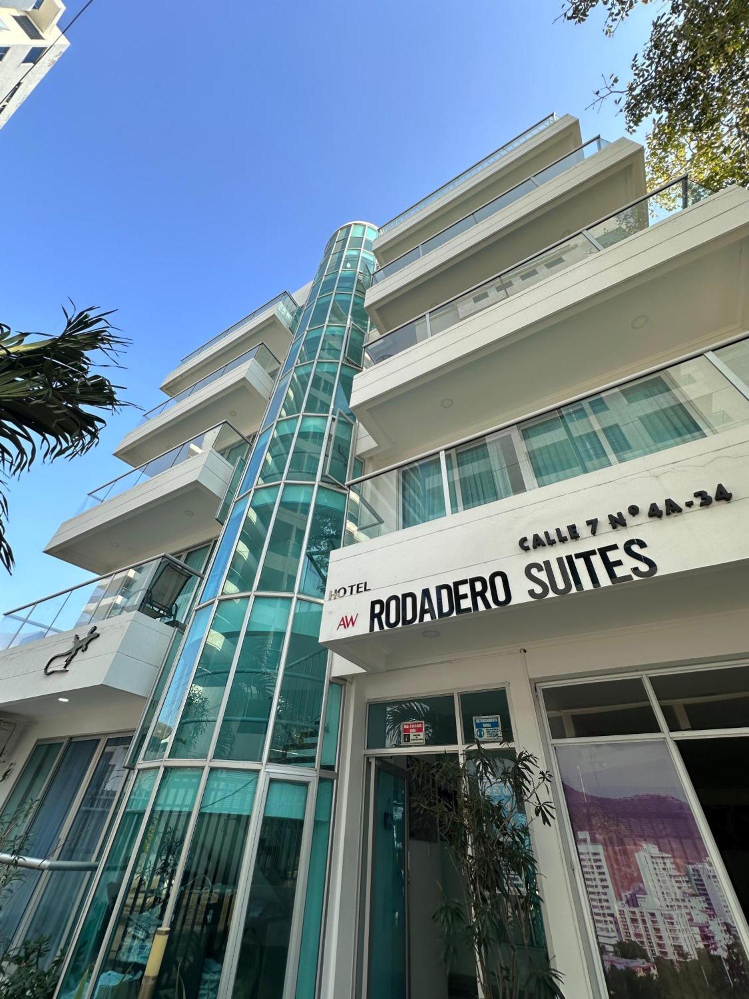 Aw Hotel Rodadero Suites سانتا مارتا المظهر الخارجي الصورة